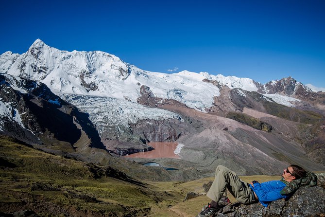 6 day Rainbow Mountain x Ausangate Trek - FlashpackerConnect - Cusco to Tinqui to Upis hot springs: Day 1 (4200m camp)