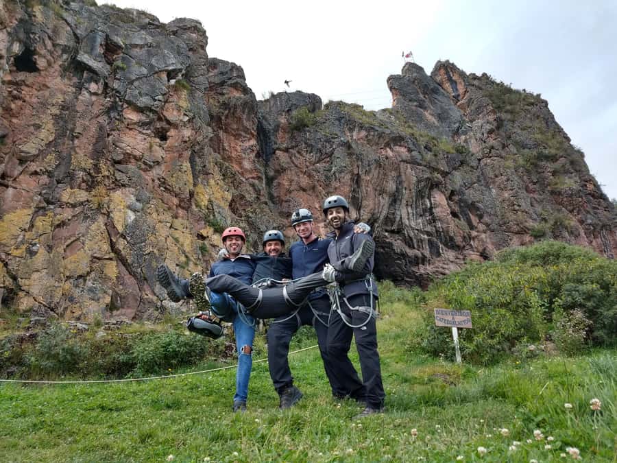 Cusco: Extreme Sky Bike and Rappelling Adventure - Via Ferrata at 45 Meters: The “First Test” That Sets the Tone