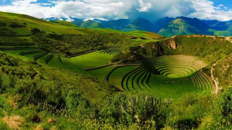 Cusco: Sacred Valley + Maras and Moray - Chinchero textiles and a colonial temple stop