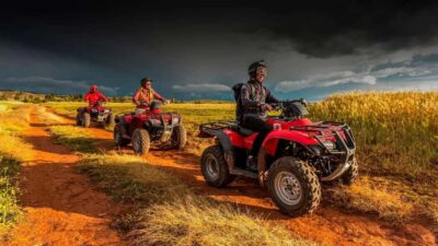 Cusco: Zipline + ATV's | Salt Mines of Maras and Moray | - Gear up for ziplining: safety brief, then 4 cables