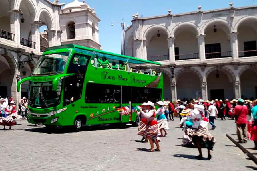From Arequipa: Mirabus City Tour | Yanahuara Viewpoint | - From Plaza de Armas to Mirador de Carmen Alto: a view-first start