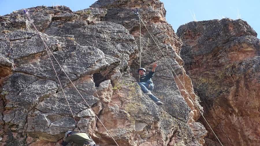 From Cusco: Balcony of the Devil Rock Climbing - Gear briefing and safety on limestone: where confidence comes from