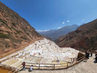 From Cusco: Chinchero, Moray, Maras and Ollantaytambo - Chinchero ruins and alpaca-textile processing: where the day gets human