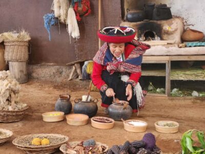 From Cusco: Chinchero, Moray, Maras, Ollantaytambo and Pisaq - Chinchero: Weaving Traditions and the Inca-to-Colonial Layer