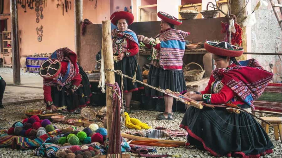 From Cusco: Chinchero Weavers, Moray, Maras Salt Mines Tour - Maras Salt Mines: thousands of ponds and the salt-cascade look