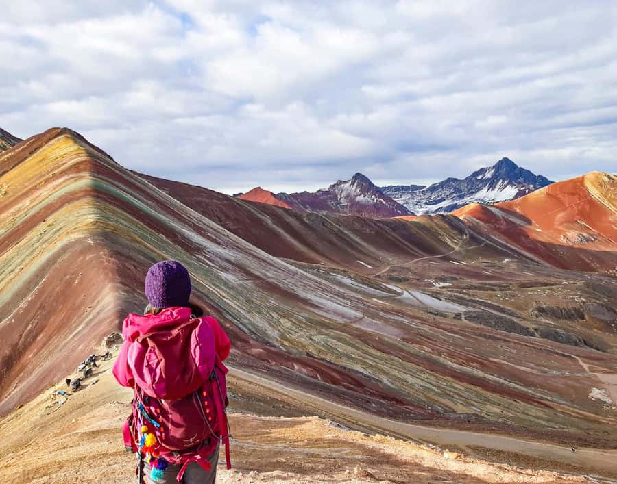 From Cusco: Full Day Rainbow Mountain + Red Valley | PRIVATE - Cusipata drive breaks: breakfast, dust, and comfort basics