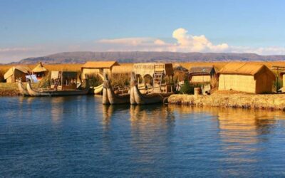 From Cusco: Lake Titicaca - Full-Day Tour - Arriving at the port and meeting the Uros families on totora