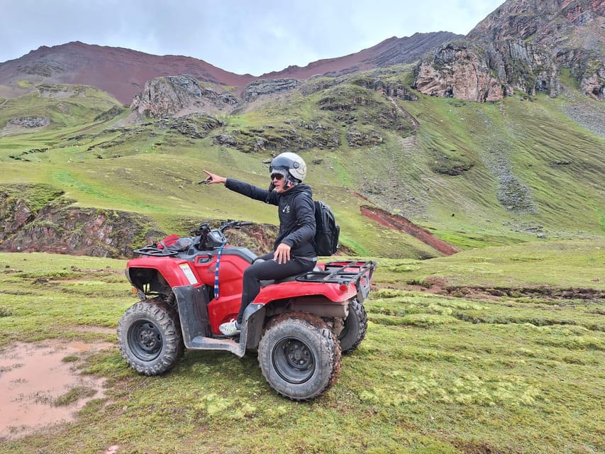 From cusco: Rainbow Mountain ATV Tour with meals - Cusipata lunch and the ride back: when you finally exhale