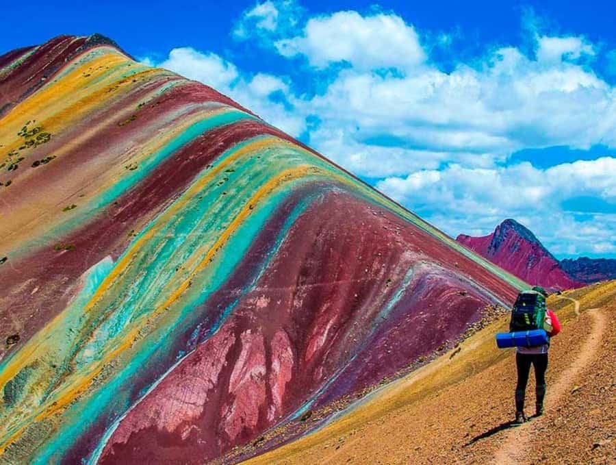 From Cusco: Rainbow Mountain on ATVs - The ride to Rainbow Mountain: slow climb with big Ausangate energy