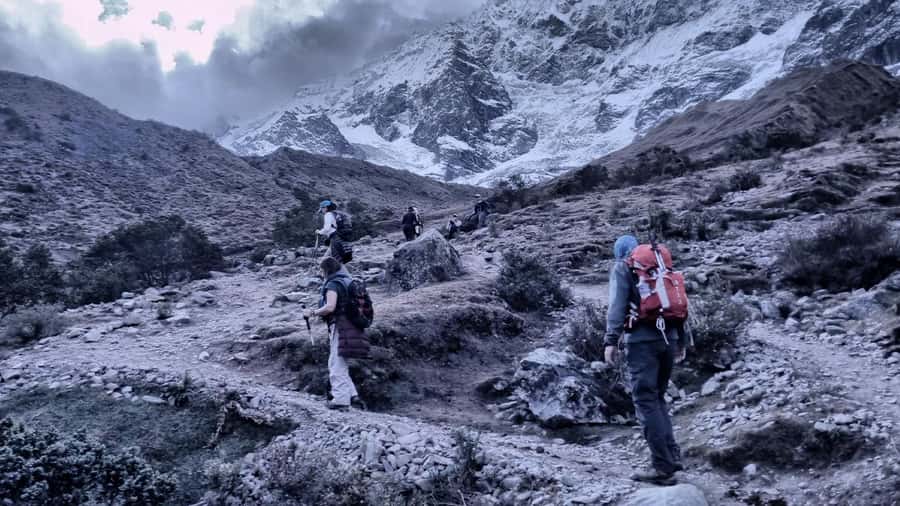 From Cusco: Salkantay trek 5 days/4 nights meals included - Humantay Lake entrance and the small practical costs