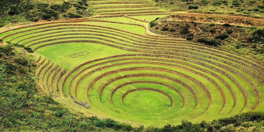 From Ollantaytambo: Moray, Maras, and Chinchero Guided Tour - Maras salt pools (Salineras): visiting an active worksite