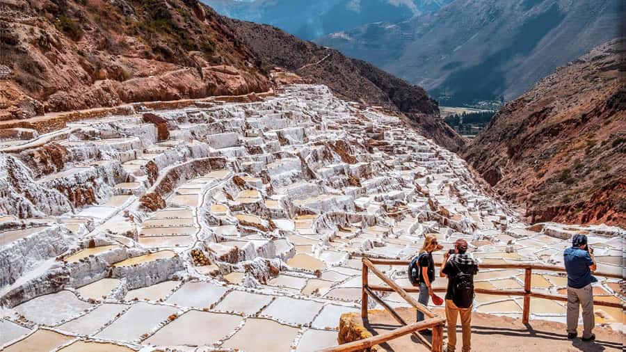 From Ollantaytambo:Private tour to Maras and Moray half day - Salineras de Maras salt mines: why the hillside pans make sense