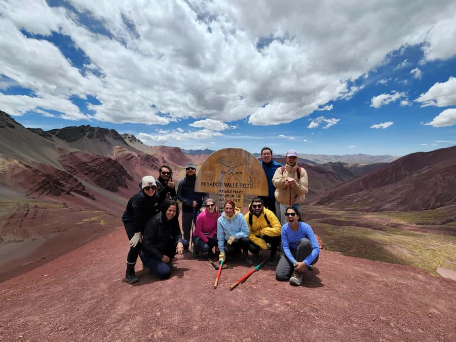 Rainbow Mountain Tour and optional visit to the Red Valley - The bus schedule, poles, and safety gear: comfort for a long day