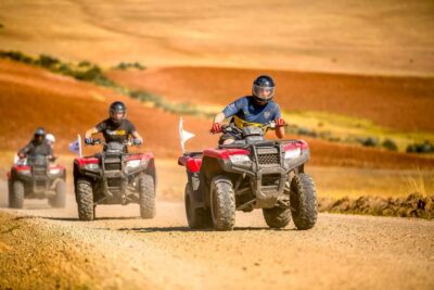 Sacred Valley: Maras & Moray by Quad Bike from Cusco - ATV training near Cruz Pata: the moment you go from passenger to driver